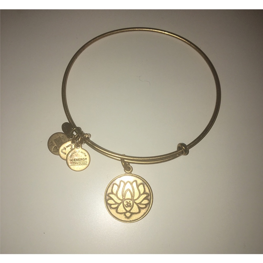 ** Alex and Ani Gold - Lotus Flower Bracelet **